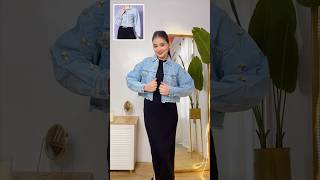 Myntra Denim Jackets Haul Myntra fashion wintercollection ytshorts shortsvideo jacket yt [upl. by Rabjohn]