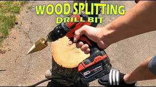 Wood Splitting Drill Bit Review [upl. by Bitthia]