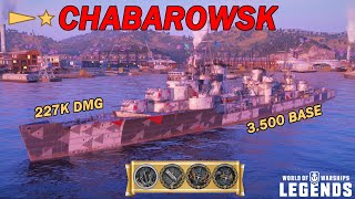 CHABAROWSK  Perfekt zum Flankieren  World of Warships Legends [upl. by Akehsar]