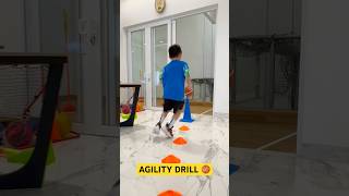 AGILITY DRILL 🔥 SPEED ⭐️ CHANGE OF DIRECTION speedandagility exerciseathome explosivetraining [upl. by Stent]