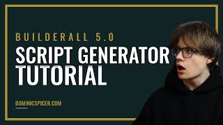 Builderall 50  Script Generator Tutorial [upl. by Stimson]