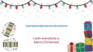 Christmas eCard 2024 moving Canva graphic [upl. by Hertberg]