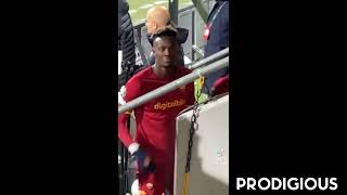 BodoGlimt fans throw snowball at Tammy Abraham [upl. by Sansen]