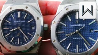 Audemars Piguet Royal Oak 15202 Jumbo vs 15400 Royal Oak 15202ST vs 15400ST Luxury Watch Review [upl. by Oelc]