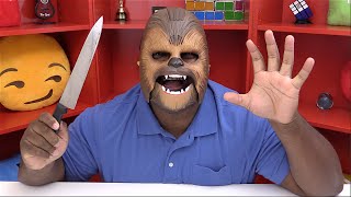 TRYING THE CHEWBACCA MASK REACTION [upl. by Analah]