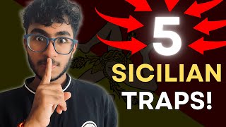 Learn These 5 Traps In Sicilian Defense [upl. by Greta211]