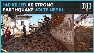 At least 140 dead in Nepal earthquake strong tremors felt in Delhi  Nepal earthquake updates [upl. by Sibby]