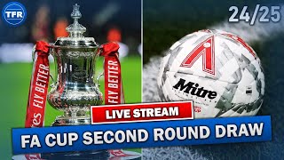 LIVE FA Cup Second Round Draw 2425  Stockport County Latest [upl. by Miharbi882]