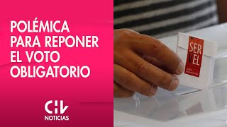 Reposición del voto obligatorio se aplaza en el Senado y divide a candidatos presidenciales [upl. by Ecyaj512]