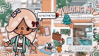 building my house AESTHETIC🫶🏻🍡❄️  voiced🎙️ Toca Life World Roleplay🌍 [upl. by Maryn]