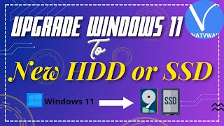 How to upgrade Windows 11 to New HDD or SSD [upl. by Krantz]