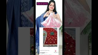 Meesho saree youtubeshorts meesho meeshoapp meeshohaul meeshoshopping meeshosareehaul haul [upl. by Clementis515]