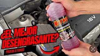 ¿EL MEJOR DESENGRASANTE PARA MOTOR Y RINES  PROBANDO DESENGARSANTE NITRO [upl. by Auohc]