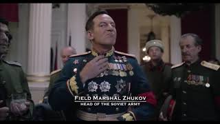 Field Marshal Zhukov entrance at The Death of Stalin [upl. by Dazhehs935]