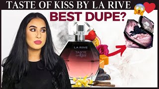 10 EURO DUPE OF TRESOR LA NUIT BY LANCOME  Taste of Kiss by La Rive Review amp Comparison [upl. by Raddi]