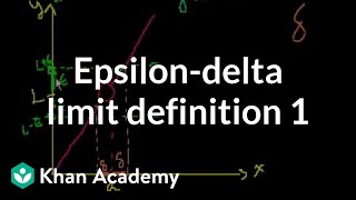 Epsilondelta limit definition 1  Limits  Differential Calculus  Khan Academy [upl. by Nathanial]