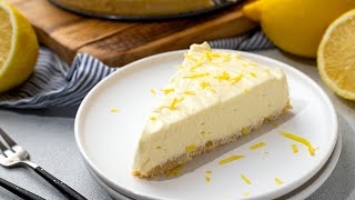 Keto NoBake Lemon Cheesecake Easy LowCarb Dessert Recipe [upl. by Bresee]