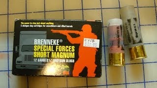 Brenneke Special Forces Short Magnum 12ga 2 34quot Ballistic Gel Test [upl. by Iadrahs]