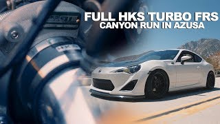 2013 Toyota FRS AE86 Full HKS setup BOOST Sounds in Azusa Canyon [upl. by Nalepka]