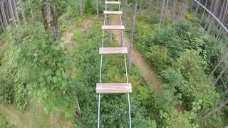 Northwest Trek Zip Line Adventure Course [upl. by Muryh]