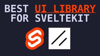 Best UI Library for SvelteKit [upl. by Mickelson416]