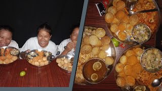 Nani haru sanga pani puri ra chatpate challenge😄🤗 [upl. by Anaicul]