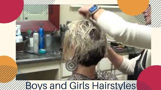 Women Short Asymmetrical Haircut  New Haircut Style for Radona [upl. by Nnylirehs631]