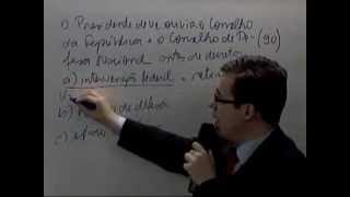 Aula 13 Direito Constitucional p1  Conselho da República e de Defesa Nacional Poder Exec Est  DF [upl. by Mill331]