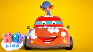 Le lavage de voiture 🚘 🫧 Splish splash  🫧  Chansons pour Enfants  HeyKids en Français [upl. by Nosimaj935]