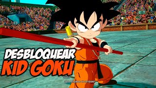 Como DESBLOQUEAR a KID GOKU en DRAGON BALL Sparking ZERO [upl. by Assirim]