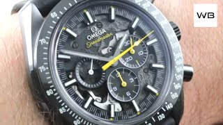 2018 Omega Speedmaster Apollo 8 Dark Side of The Moon 31192443001001 Moonwatch Watch Review [upl. by Essilem472]