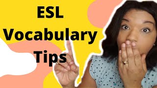 Teaching Vocabulary Activities for ESL Teenagers  More Tips and Strategies [upl. by Comstock]