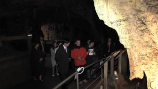 Their Imperial Highnesses Prince and Princess Akishino of Japan visited Postojna Caves in Slovenia1 [upl. by Noreik219]