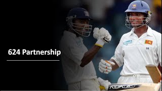 World Record Partnership of 624 runs  Kumar Sangakkara amp Mahela Jayawardene [upl. by Santos]