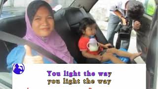 Flashlight Jesus J Karaoke Kids Version OST Qadr Telemovie  From Pitch Perfect 2 4K UHD [upl. by Owiat622]