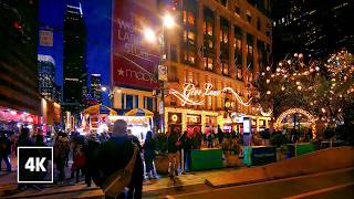 Holiday Walks in Manhattan 🎉🌟 Christmas Lights and Decorations [upl. by Esten]