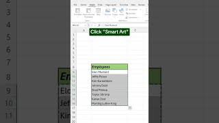 How to create Org hierarchy with photo in Excel [upl. by Chris]