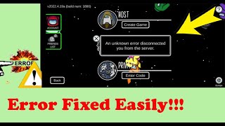 How to Fix Among Us quotYou Disconnected from the Serverquot Error  Android Data Recovery [upl. by Corena73]