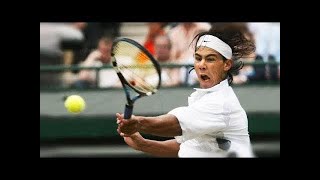 Rafael Nadal FIRST EVER Grand Slam Appearance ● 2003 Wimbledon 193 [upl. by Rollo]