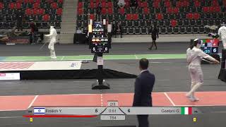 2024 385 T64 25 M E Individual Bern SUI WC RED FREILICH ISR vs GAETANI ITA [upl. by Lilllie15]