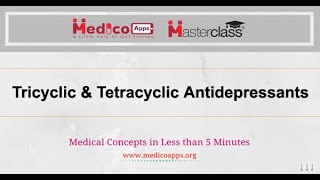 NEET PGTopicTricyclic Tetracyclic Antidepressants Psychiatry [upl. by Johnny]