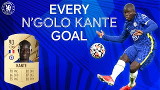 Every NGolo Kante Goal  Chelseas Highest Rated FIFA 22 Player [upl. by Essinger]