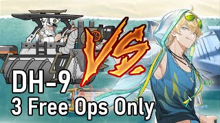 Arknights Tequila vs Admiral Boss DH9  3 Free Operators Only [upl. by Delp951]