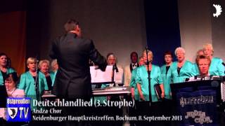 Ostpreußenlied und Nationalhymne Neidenburger Hauptkreistreffen 2013 [upl. by Maillw]