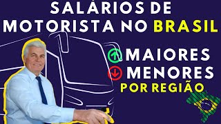 QUAL O SALÁRIO DE MOTORISTA DE ÔNIBUS maior e o menor por estado [upl. by Katherina]