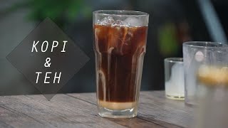 Cara Membuat Kopi Teh Yuanyang Hongkong Style Coffee with Tea Minuman Kopi [upl. by Oitaroh]