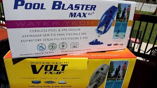 Pool Blaster Max Li and Volt FX8 BatteryPowered Pool Vacuum Unboxing  Easy Way To Clean Pool [upl. by Tomchay]