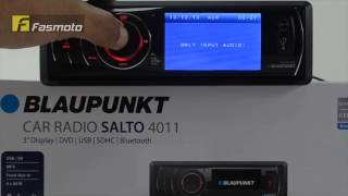 Blaupunkt Salto 4011 Car AV Receiver Features Demo [upl. by Hsevahb]