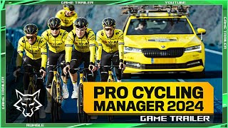 【 Pro Cycling Manager 2024 】➞【 Official Announcement Trailer 】➞【 2024 】 [upl. by Aneres]