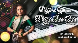 kottu kottu mama song piano music 🎶 keyboard notes 🎹 casioashok [upl. by Ynatsyd547]